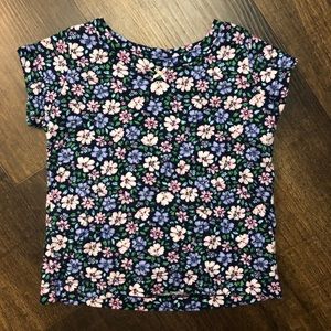 Carter’s Navy blue floral top 6mo